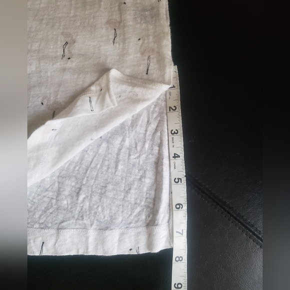 Simons 100% Linen White Tank Top - Picture 8 of 9